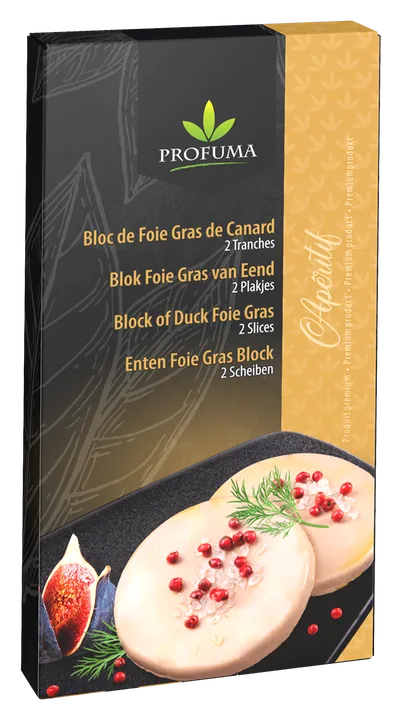 Bloc de Foie Gras de Canard 2 Tranches
